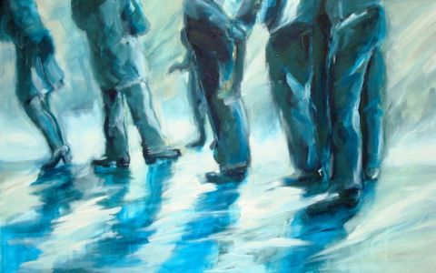 Cosmopolite - Peinture - Bettina Schopphoff
